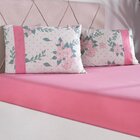 Jogo De Cama Solteiro Bella Cama Malha 100% Algodão 88x188x30