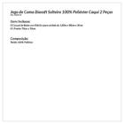 Jogo De Cama Solteiro Biasoft Manta Flannel 2 Peças Cáqui