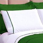 Jogo De Cama Solteiro Branco Liso Com Viés 3 Peças 100% Algod