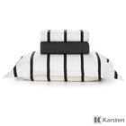 Jogo De Cama Solteiro Com 03 Peças Tomaz Branco E Cinza - Kar