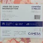 Jogo De Cama Solteiro Cora Micro Cotton Duplo 3 Peças Camesa