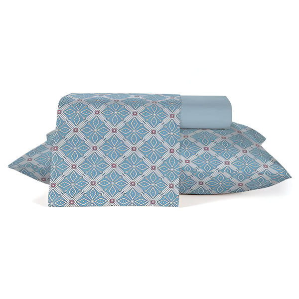 Jogo De Cama - Solteiro - Crystal - 3 Peças - 100% Algodão -