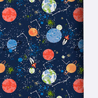 Jogo De Cama Solteiro Doce Vida Misto 2 Pçs Space Marinho