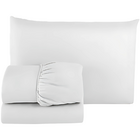 Jogo De Cama Solteiro Duplo Premium Plus Branco 100% Algodão