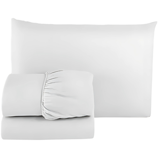Jogo De Cama Solteiro Duplo Premium Plus Branco 100% Algodão
