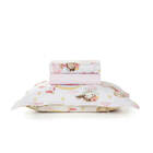 Jogo De Cama Solteiro Infantil Encantada Rosa Karsten Percal
