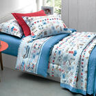 Jogo de Cama Solteiro Infantil Marujo Azul Karsten Percal 180