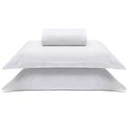 Jogo De Cama Solteiro King Malha Liso 2 Peças Image Branco