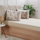 Jogo De Cama Solteiro Malha 2 Pçs Bella Cama New 88x188cm Bege