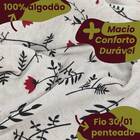 Jogo De Cama - Solteiro - Malha - 2 Peças - 100% Algodão - Fr