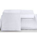 Jogo De Cama - Solteiro - Prata - 150 Fios - Branco - 3 Peças