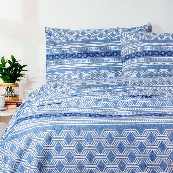 Jogo De Cama - Solteiro - Prata - 150 Fios - Ryan - 3 Peças -