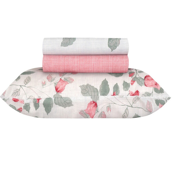 Jogo De Cama Solteiro Realce Premium 2,50mx1,40m  Adele