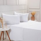 Jogo De Cama Solteiro Serenitá 3 Pçs Bordado Festonê 88x188x3