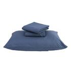 Jogo De Cama Solteiro Texture Azul - A\casa