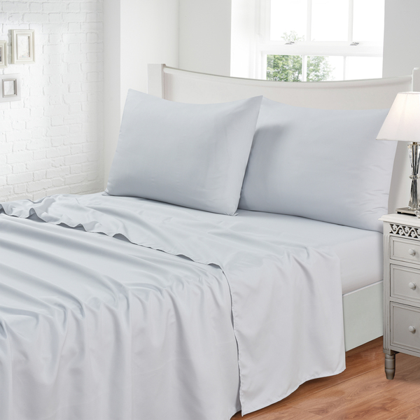 Jogo de Cama Solteiro Toque Macio Cinza Jolitex