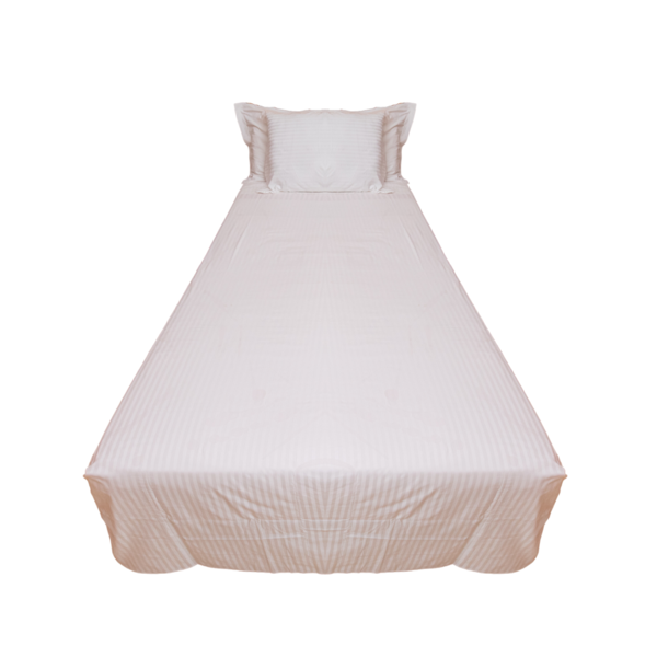 Jogo De Cama Stripe 300 Fios Cama Solteiro 2 Peças - Magic En