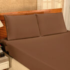 Jogo De Cama Tabaco Queen Microfibra 3 Peças Microfibra