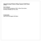 Jogo De Cama Tamanho King Size 3 Peças Estampado Grid Cinza 1