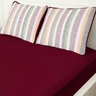 Jogo De Cama Tecebem Casal Malha 3 Pçs Tom Premium Merlot