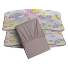 Jogo De Cama Tecebem Casal Malha 3 Peças Matilde Premium Rosi