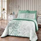 Jogo De Cama Tecebem Casal Malha Estampado 4 Peças Premium Em