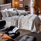 Jogo De Cama Ternura Queen 4 Peças Teka Cinza Un