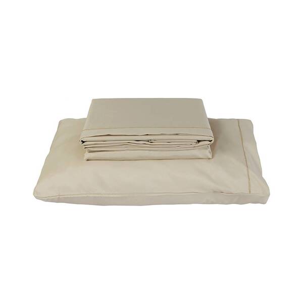 Jogo De Cama Top Line Solteiro 3 Peças Caqui