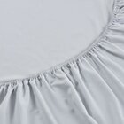 Jogo De Cama Toque De Seda 300 Fios 3 Peças - Jolitex Cinza -