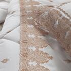 Jogo De Cama Trussardi Livorno Queen 4 Peças Branco Carvalho