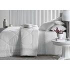 Jogo De Cama Trussardi Noelle Casal 4 Peças Branco Platina