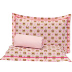 Jogo De Cama Ursinha Rosê Queen 03 Peças - Percal 140 Fios