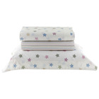 Jogo De Cama Vintage Kacyumara 200 Fios Star Colors - King