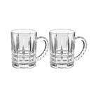 Jogo De Canecas Para Cappuccino Em Vidro Lyor Calcuta 390ml 2