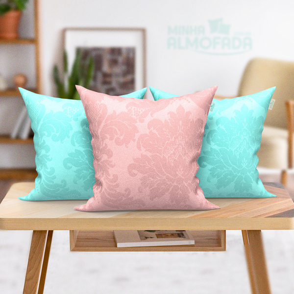 Jogo De Capa De Almofada Jacquard Grande 60cm X 60cm 3 Unidad