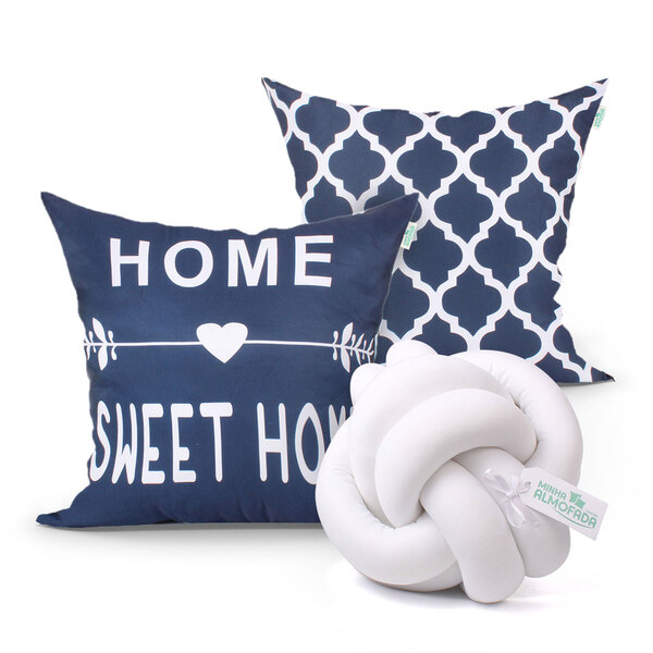 Jogo De Capa De Almofada Para Quarto Estampada 2 Unidades 45c