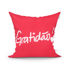 Jogo De Capa De Almofada Para Quarto Estampada Gratidão Kit C