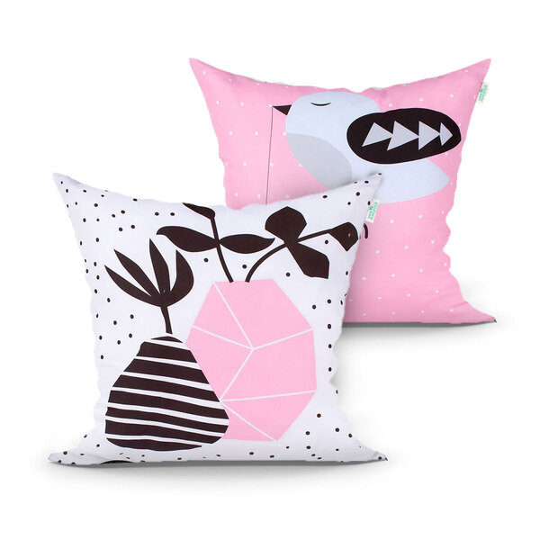 Jogo De Capa De Almofada Para Quarto Estampada Kit Com 2 Unid