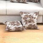 Jogo De Capas De Almofadas Floral Palha 45cm X 45cm  02 Unida