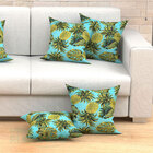 Jogo De Capas De Almofadas Tropical Azul Tiffany 2 Unidades 4