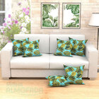 Jogo De Capas De Almofadas Tropical Azul Tiffany 2 Unidades 4