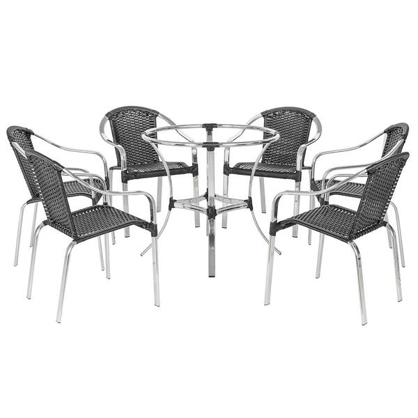 Jogo De Careiras Em Aluminio E Fibra Sintetica Tóquio 6 Unida