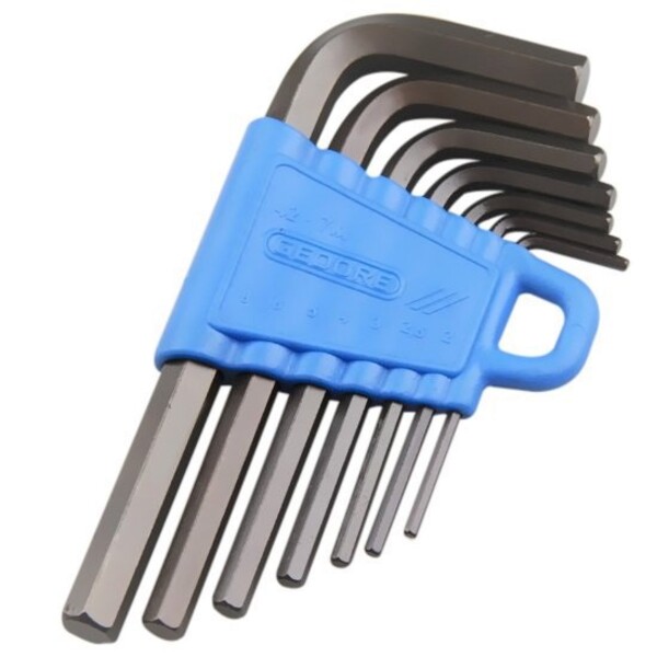 Jogo De Chave Allen 2 A 8mm Com 07 Pecas 42-7m Gedore