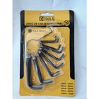 Jogo De Chave Allen Chaveiro 1,5 A 10mm 10 Peças Dtools