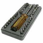 Jogo De Chave Bits Com 28 Peças Phillips Fenda Torx