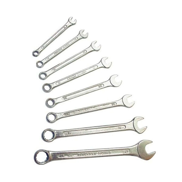 Jogo De Chave Combinada 6 Á 17mm 8 Pçs Starfer - Aço Cromado