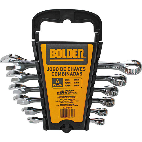 Jogo De Chave Combinada 6 Peças Bolder