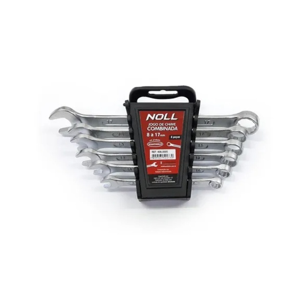 Jogo De Chave Combinada Com 6 Peças 8 A 17mm Amatools