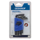 Jogo De Chave Hexagonal 1/16" A 1" Gedore 19 Peças 012157