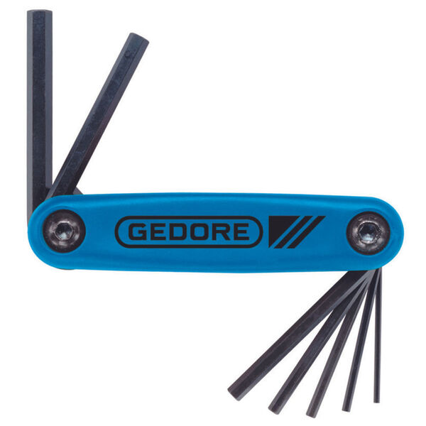 Jogo De Chave Hexagonal 3 A 10mm Gedore 6 Peças - 012530 0125